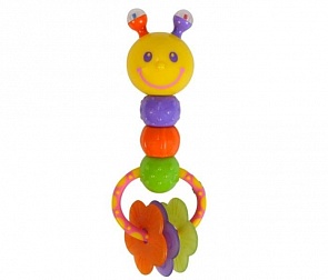 Погремушка с розовой рукояткой, 18 см (Simba, 4019607-2)